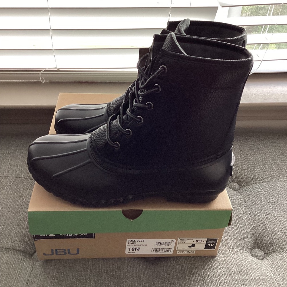JBU Men's Maine Water-Resistant Duck Boot, size 10 - Picture 11 of 13